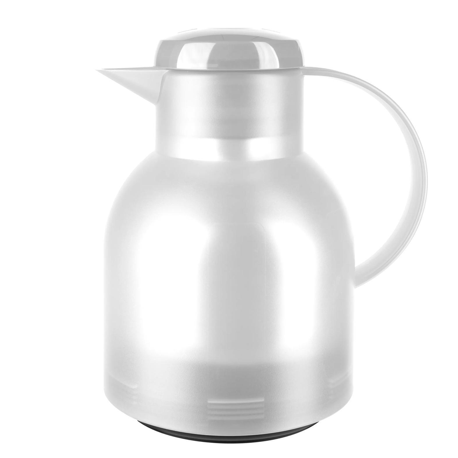 ISOLIERKANNE SAMBA 1 L  - Weiß, Basics, Kunststoff (1l) - Emsa