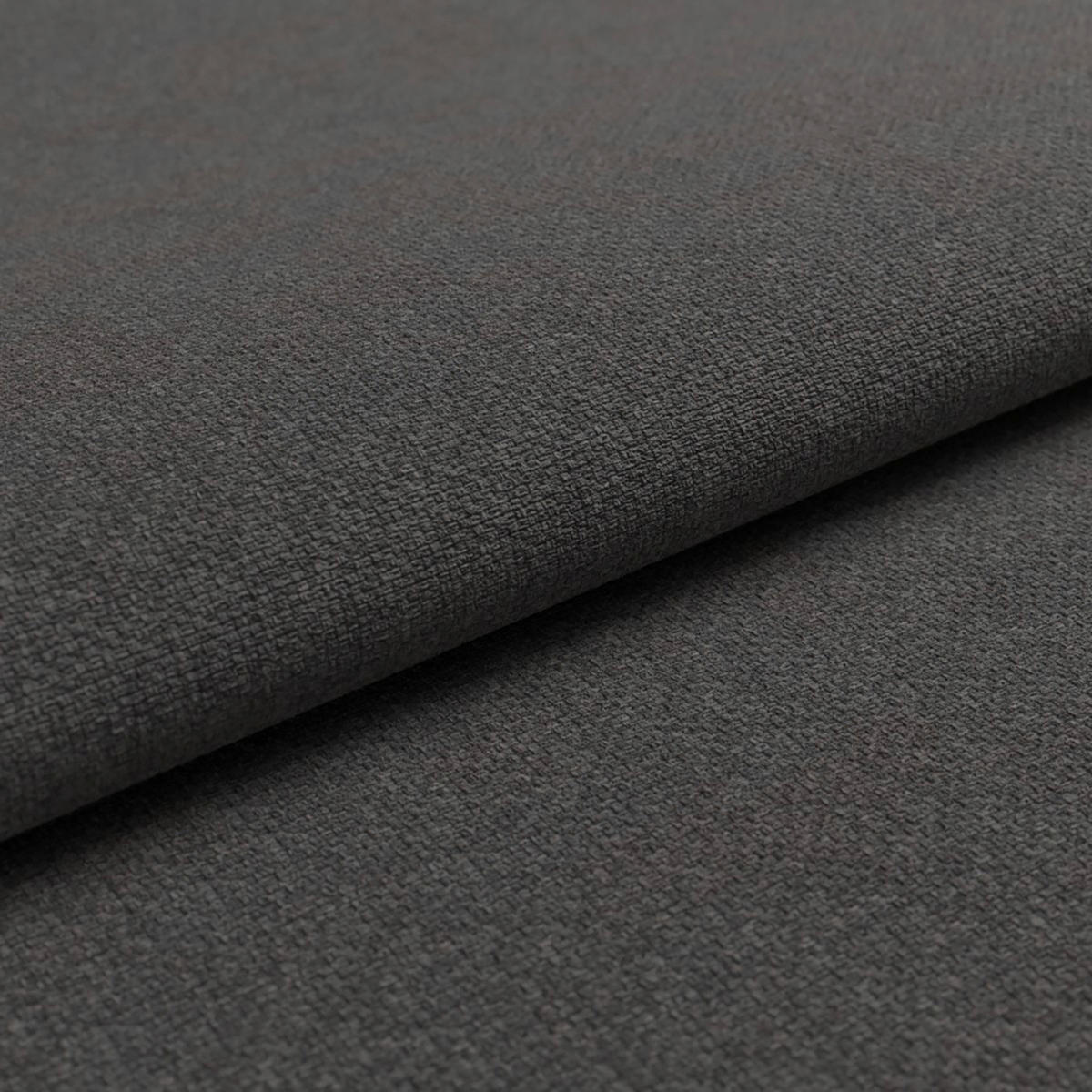 3-SITZER-SOFA in Flachgewebe Anthrazit  - Anthrazit/Alufarben, Modern, Textil/Metall (196/103/89cm) - Pure Home Comfort