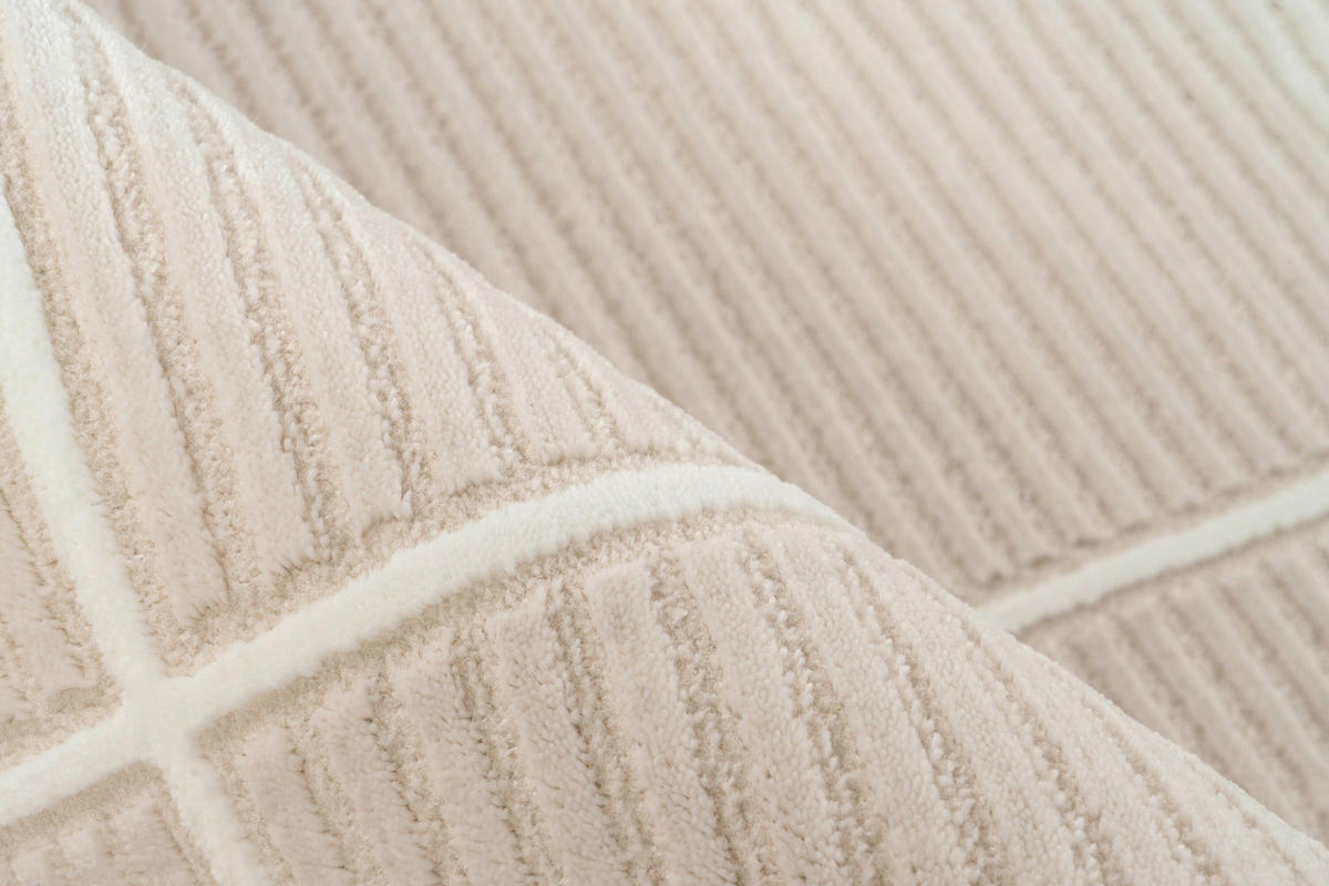 FLACHWEBETEPPICH 80/150 cm Beige  - Beige, Basics, Textil (80/150cm) - Kayoom