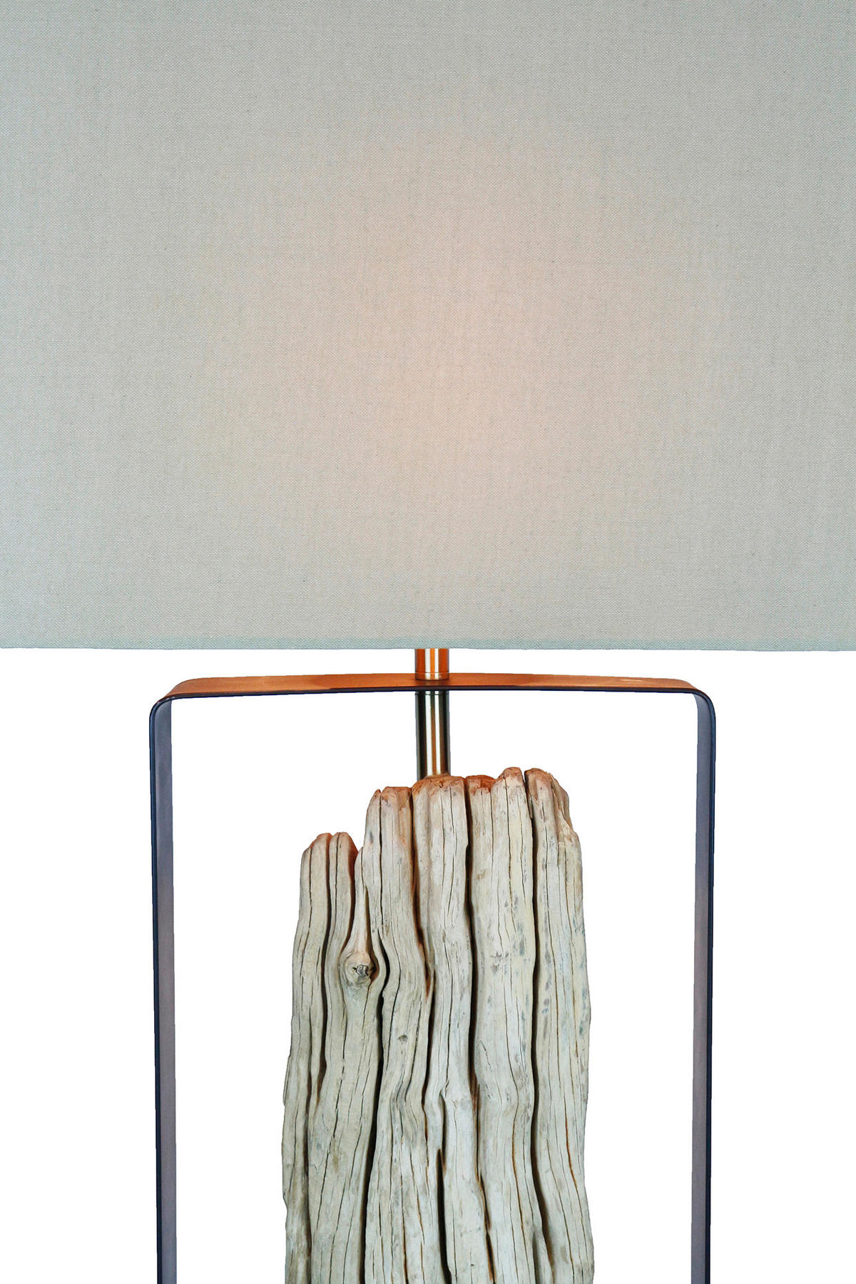 STEHLEUCHTE  40/165/20 cm   - Beige/Goldfarben, Design, Holz/Textil (40/165/20cm) - P & B