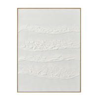 ÖLGEMÄLDE 90/120 cm  - Weiss/Beige, Design, Holz/Kunststoff (90/120cm) - Monee