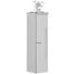 MIDISCHRANK 30/130,8/30 cm - Chromfarben/Grau, Design, Glas/Holzwerkstoff (30/130,8/30cm) - Novel MIDISCHRANK 30/130,8/30 cm - Chromfarben/Grau, Design, Glas/Holzwerkstoff (30/130,8/30cm) - Novel