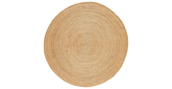JUTETEPPICH 120 cm Naturfarben  - Naturfarben, LIFESTYLE, Textil (120cm) - Linea Natura