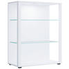 VITRINE  in Weiß  - Schwarz/Weiß, MODERN, Glas/Holzwerkstoff (70/90/35cm) - MID.YOU