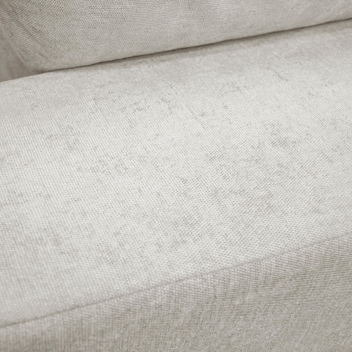 Ecksofa inkl. Hocker in Flachgewebe Hellgrau  - Hellgrau/Schwarz, Design, Holz/Textil (174/247cm) - MID.YOU