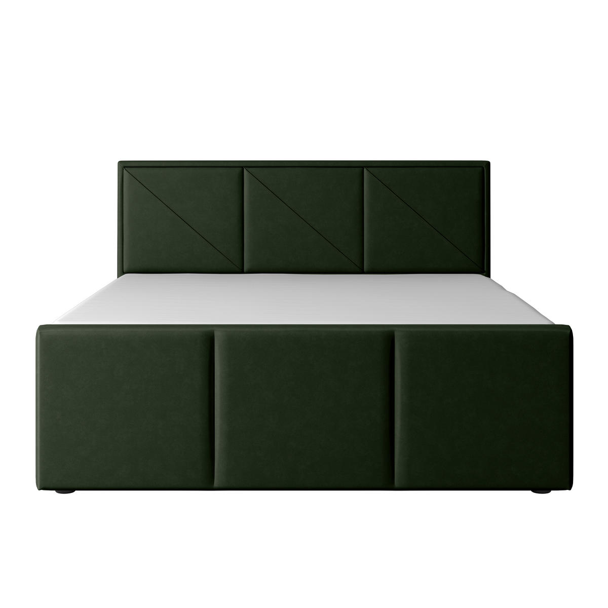 BOXSPRINGBETT 180/200 cm  in Grün  - Grün, Modern, Holz/Kunststoff (180/200cm) - MID.YOU
