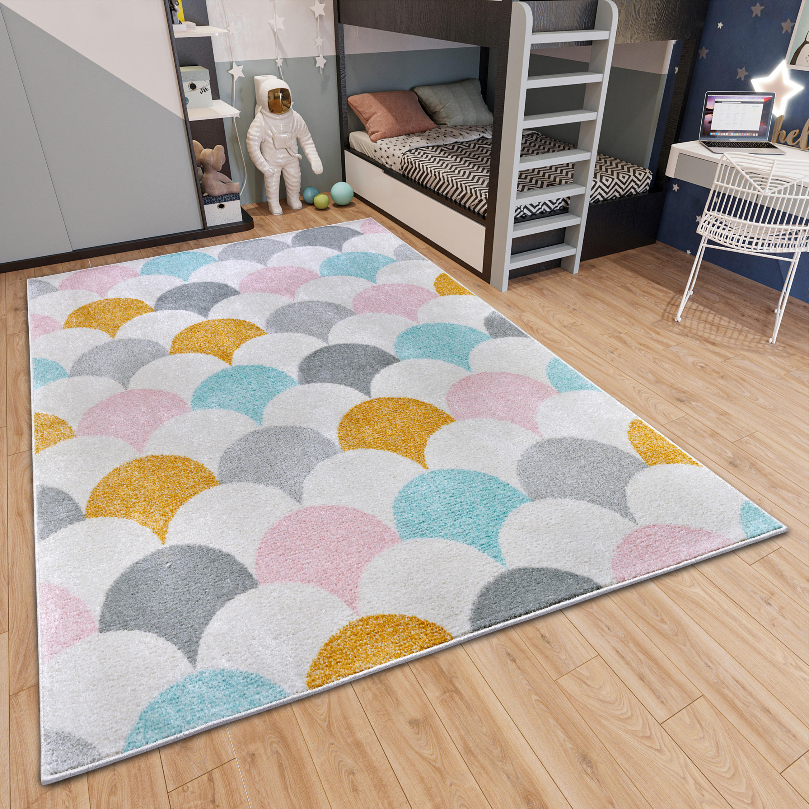 KINDERTEPPICH 120/170 cm Adventures  - Multicolor/Creme, Design, Kunststoff/Textil (120/170cm)