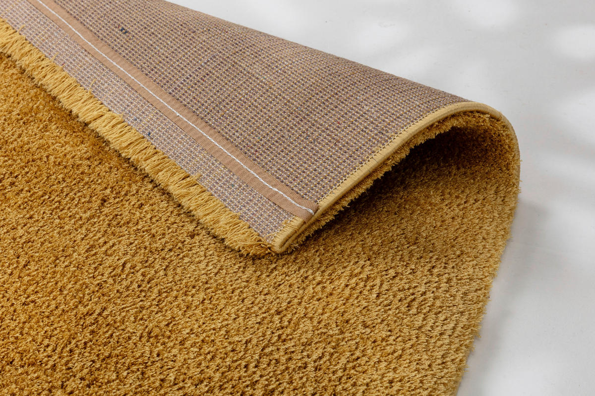 HOCHFLORTEPPICH 80/150 cm Salerno Goldfarben  - Goldfarben, Basics, Textil (80/150cm) - Novel