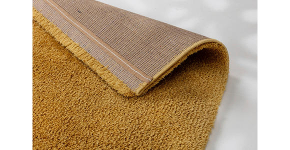 HOCHFLORTEPPICH 80/150 cm Salerno Goldfarben  - Goldfarben, Basics, Textil (80/150cm) - Novel