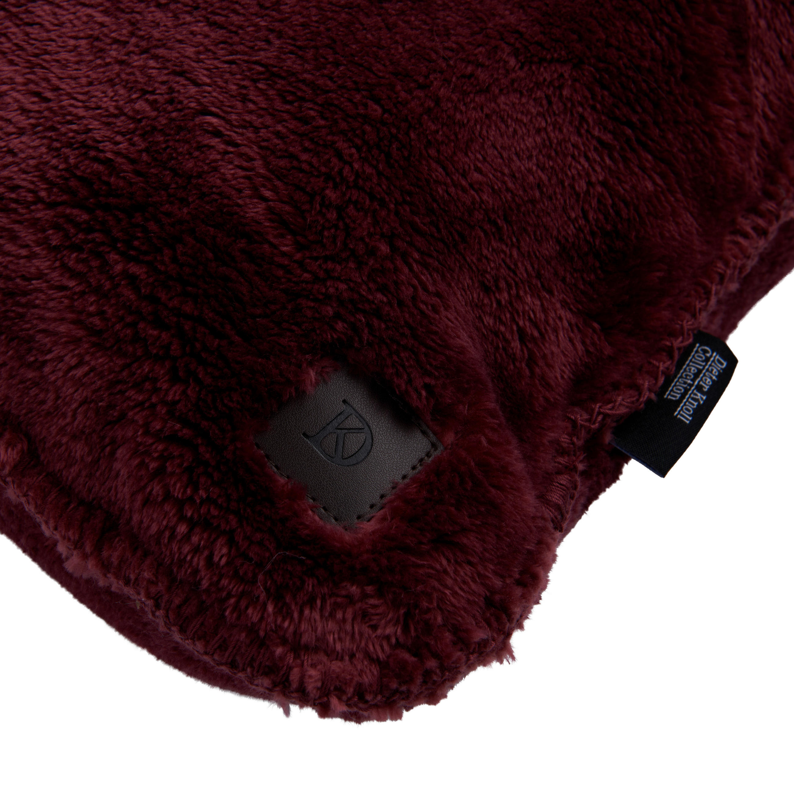 KISSENHÜLLE KREPPA 48/48 cm  - Bordeaux, Basics, Textil (48/48cm) - Dieter Knoll