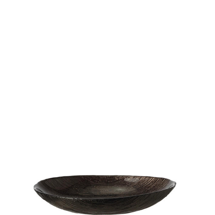 OKRASNA SKLEDA   27/5/18 cm           - rjava, Basics, steklo (27/5/18cm) - Leonardo
