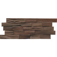 WANDVERKLEIDUNG - Dunkelbraun, Basics, Holz (50/20/1.8cm)
