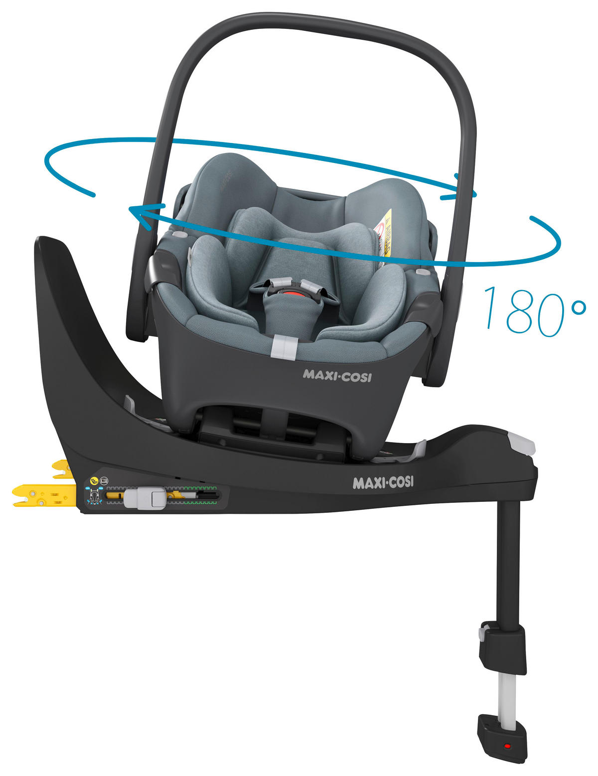 BABYSCHALE Pebble 360  - Trend, Kunststoff/Metall (36/47/73cm) - Maxi-Cosi