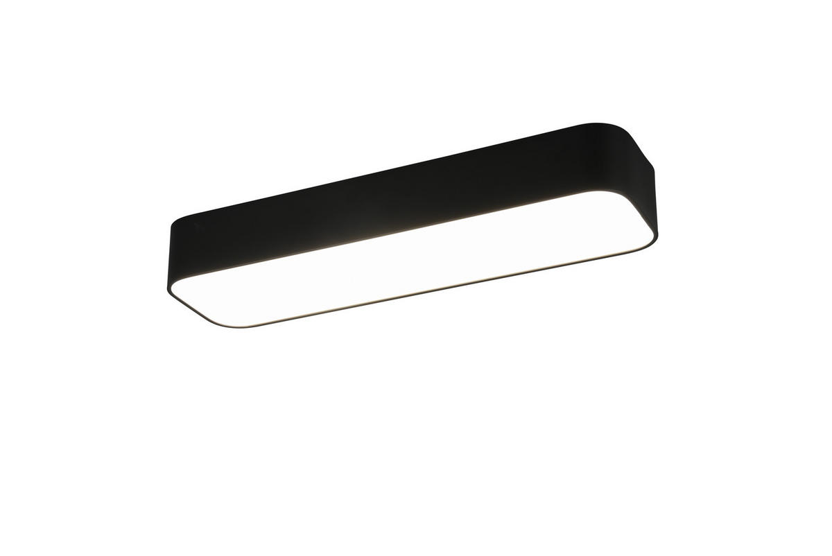 LED-TAKLAMPA Asterion 21 W 50/14/7 cm  - svart, Basics, metall (50/14/7cm)