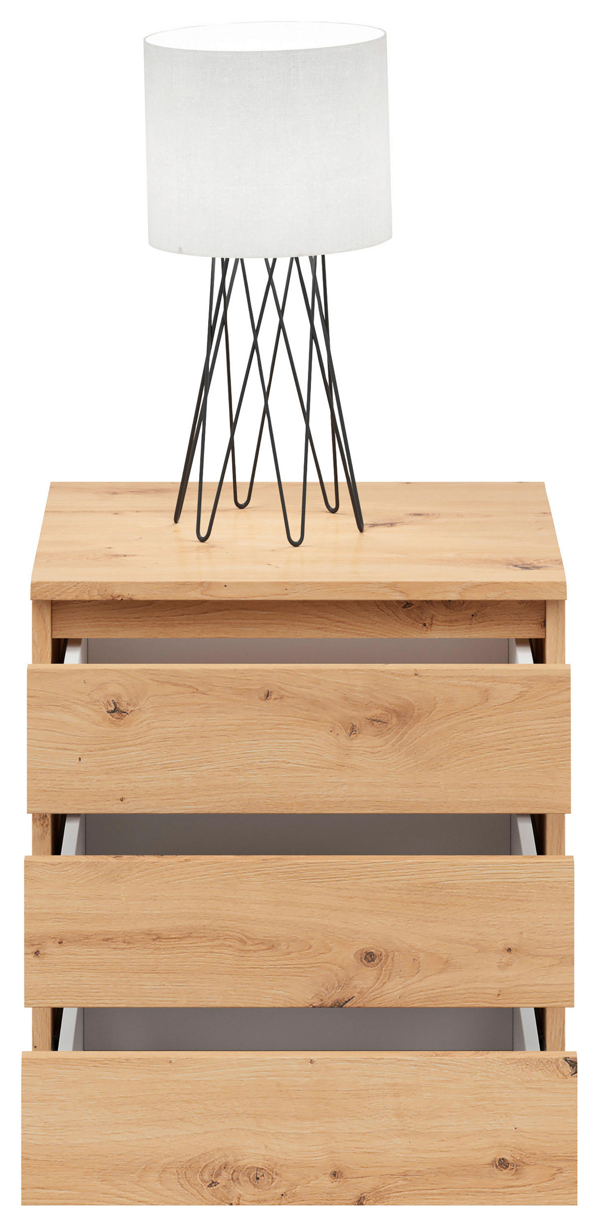 NACHTSCHRANK 45/52/42 cm  - Eiche Artisan, KONVENTIONELL, Holzwerkstoff (45/52/42cm)