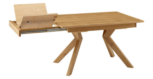 ESSTISCH in Holz 150/100/76 cm  - Eichefarben, Design, Holz (150/100/76cm) - Venda