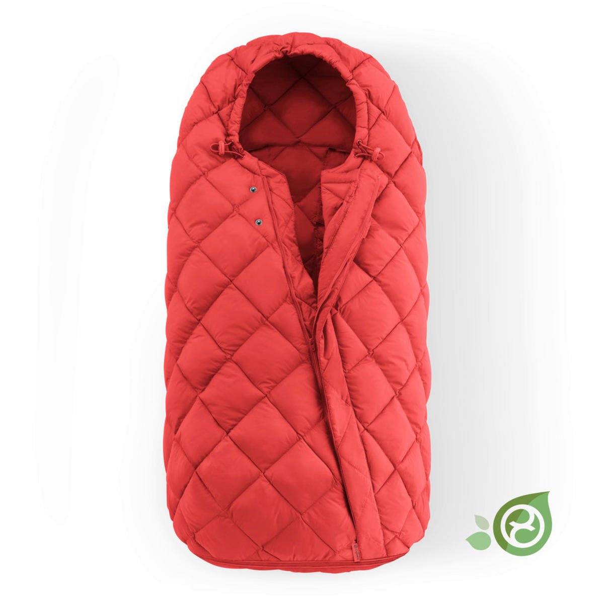 FUßSACK Snogga 2  - Rot, Basics, Textil (90/50/20cm) - cybex GOLD