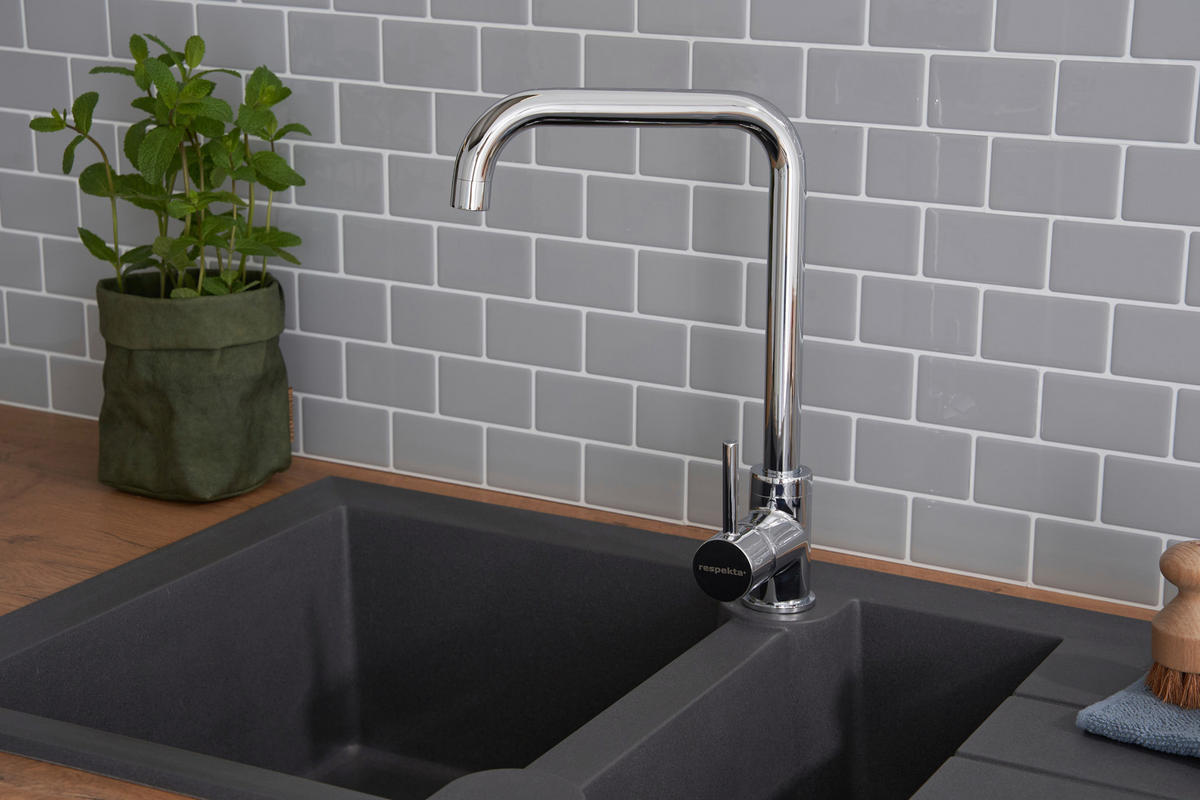 DISKHO 1712ALINEO100X50TG  - mörkgrå, Trend, sten (100/21/50cm) - Respekta