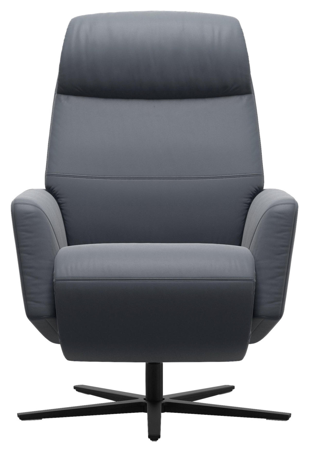 RELAXSESSEL Leder Blau  - Blau/Schwarz, Natur, Leder/Holz (75/116/89cm) - Stressless