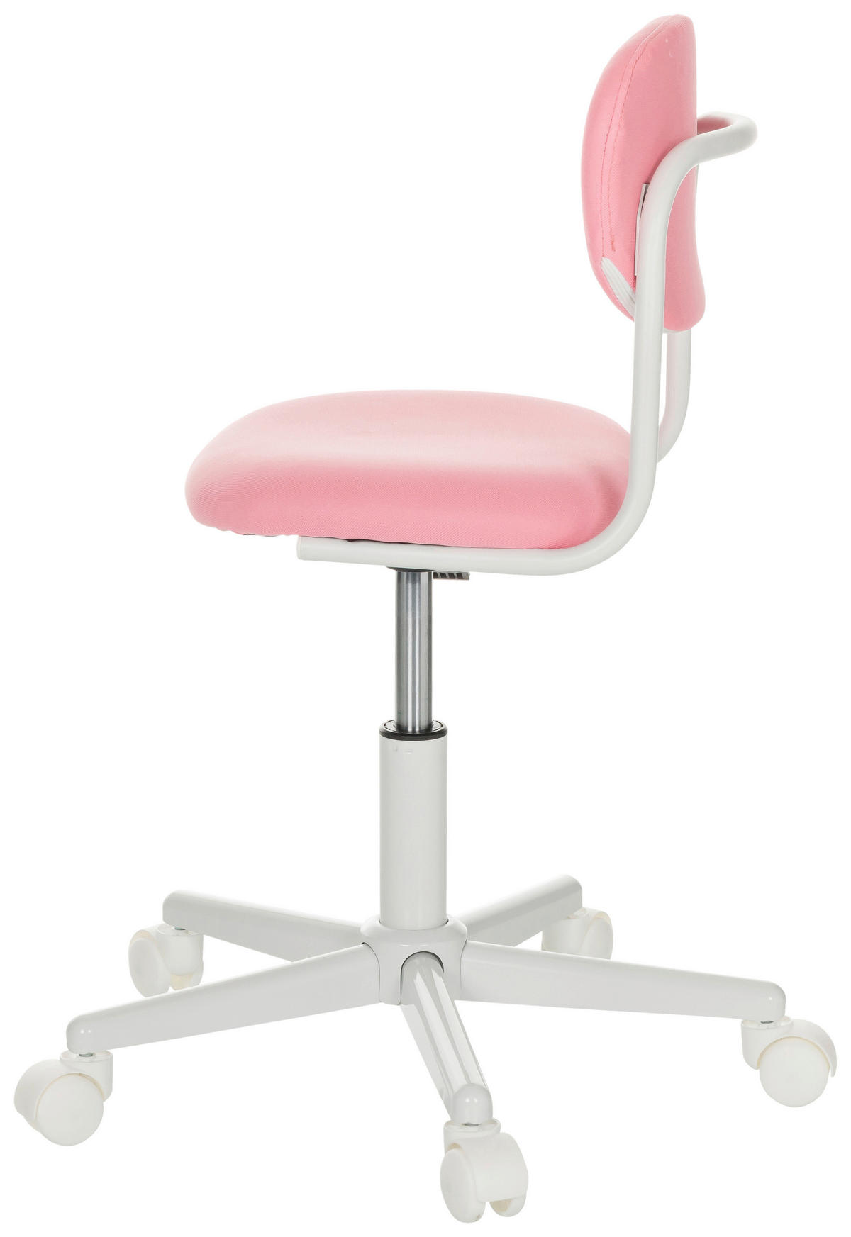 JUGENDDREHSTUHL  in Pink  - Pink/Weiß, Basics, Kunststoff/Textil (60/72-83/60cm) - MID.YOU