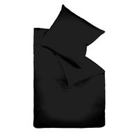 BETTWÄSCHE Satin 200/220 cm  - Schwarz, Basics, Textil (200/220cm) - Fleuresse