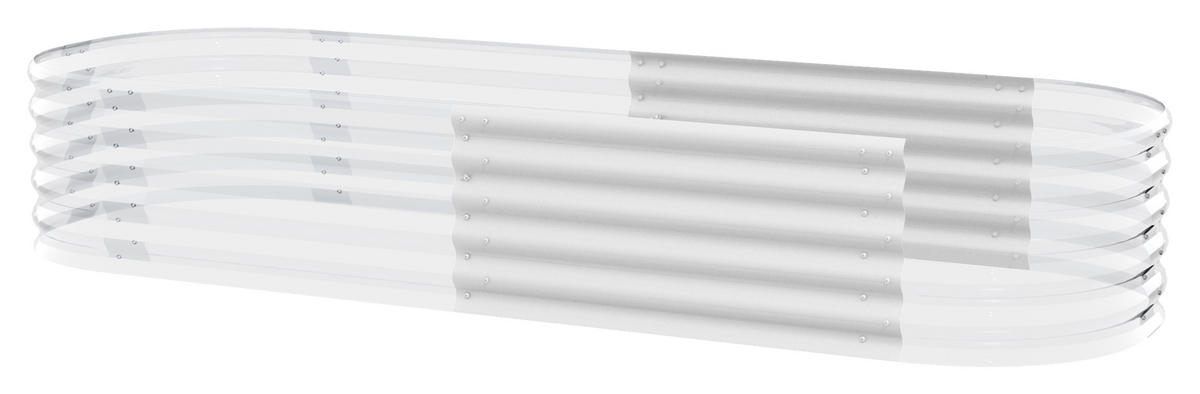 HOCHBEET-ERWEITERUNG 80/40,1/80 cm  - Anthrazit, Basics, Metall (80/40,1/80cm)
