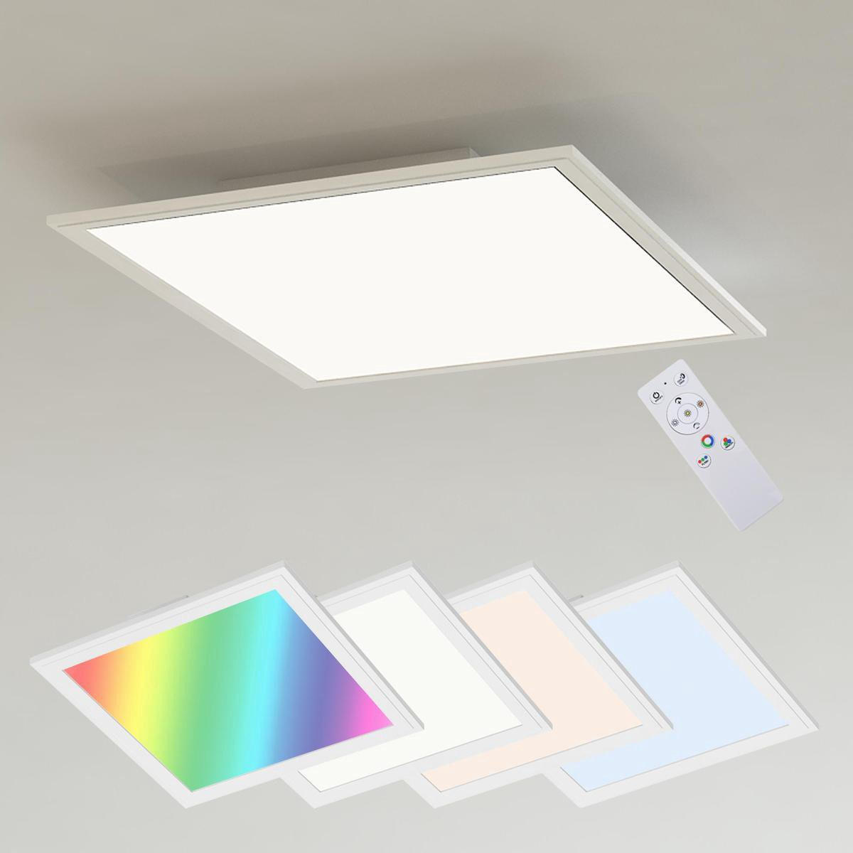 LED PANEL - bela, Osnovno, plastika (29,6/29,6/5,8cm)