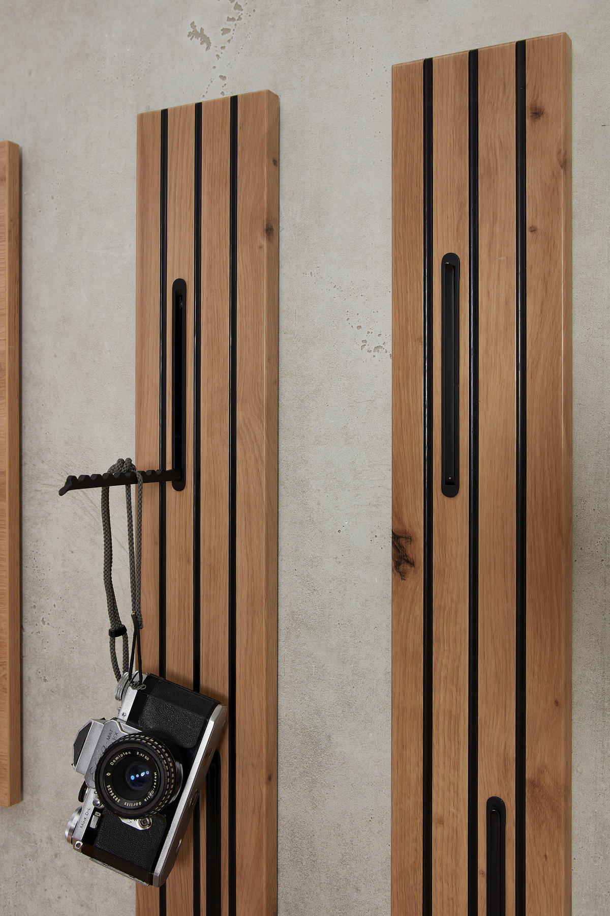 GARDEROBE 5-teilig  in 255/179/37 cm  - Weiß/Eiche Artisan, Design, Holzwerkstoff (255/179/37cm) - Voleo