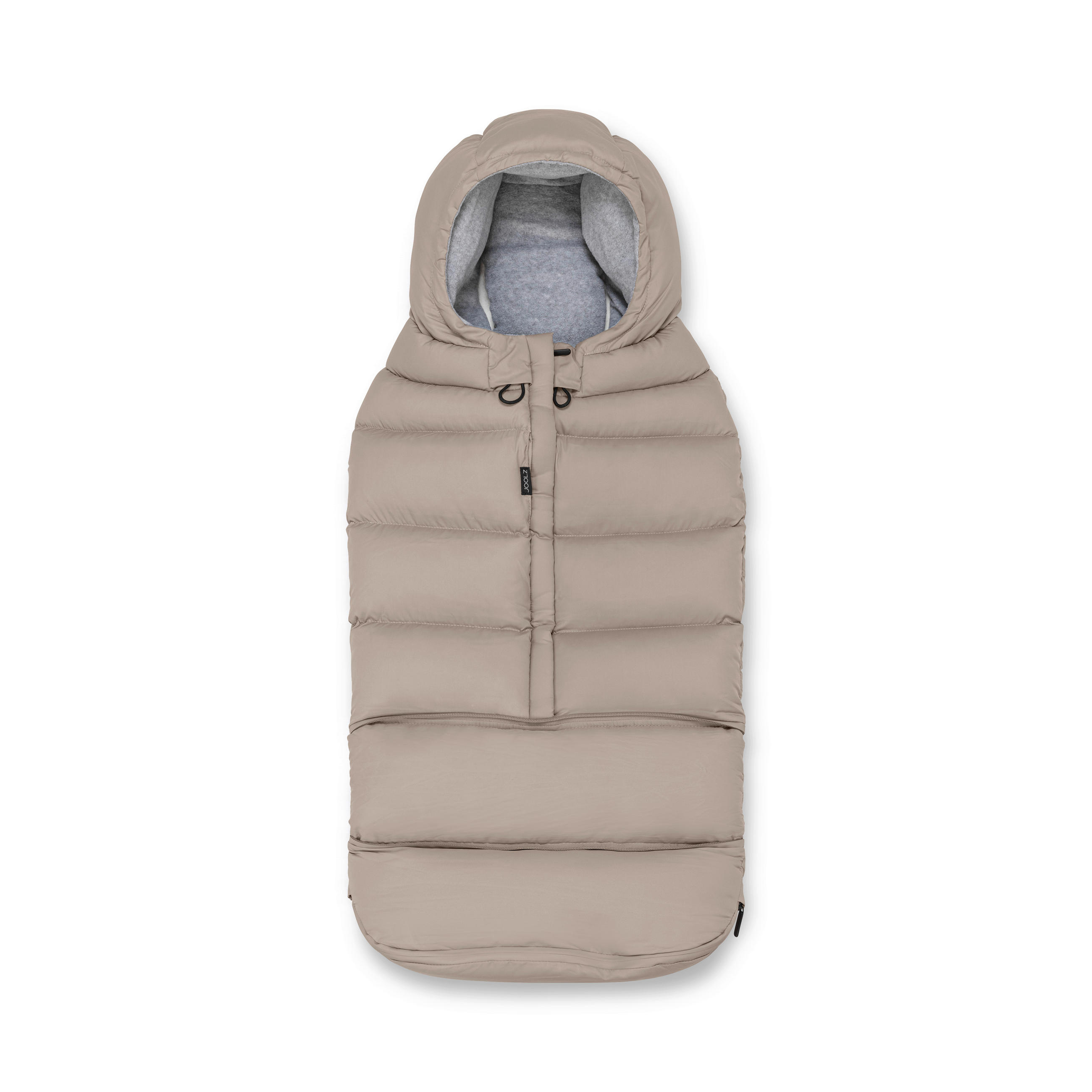 FUßSACK Thermo-Fußsack  - Taupe, Basics, Textil (100/43/10cm) - Joolz