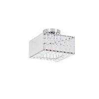 DECKENLEUCHTE     - Chromfarben, KONVENTIONELL, Glas (19.3/24.5/24.5cm)