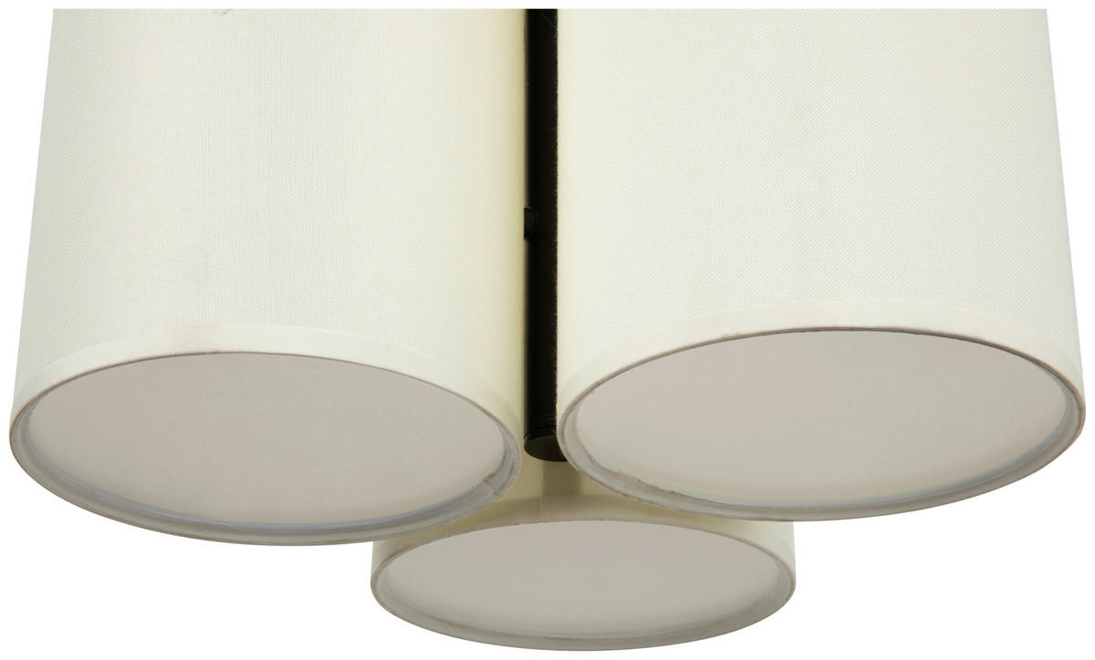 HÄNGELEUCHTE 37/120 cm   - Weiß, Design, Kunststoff/Textil (37/120cm) - Collet's Monde