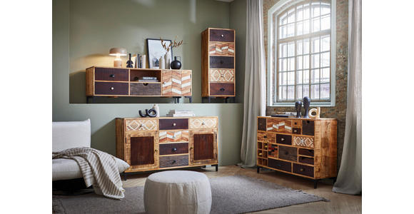 KOMMODE in 46/120/40 cm - Multicolor/Naturfarben, LIFESTYLE, Keramik/Holz (46/120/40cm) - Landscape