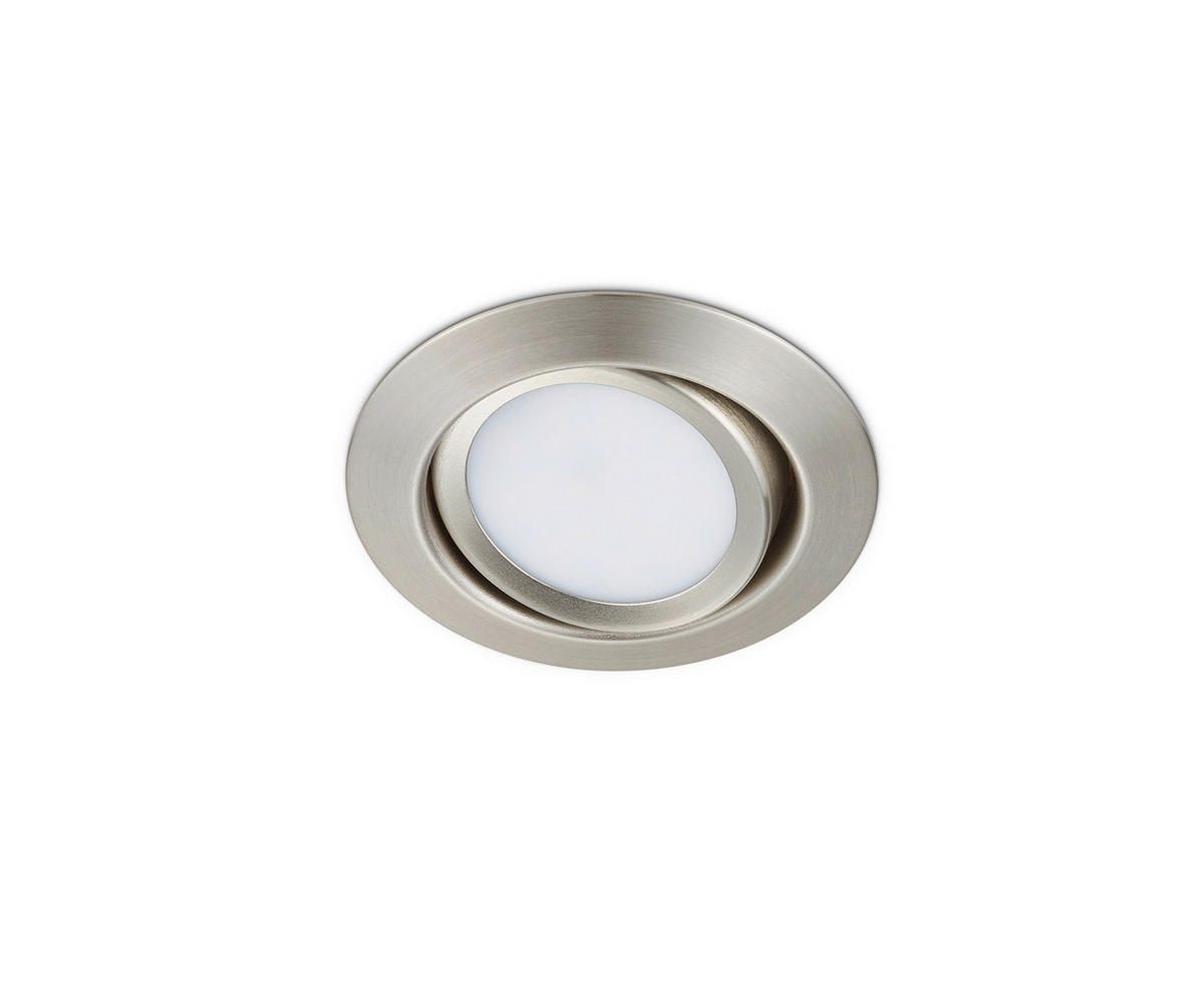 LED-EINBAUSPOT Aura 8,0/3,4 cm   - Nickelfarben, KONVENTIONELL, Metall (8,0/3,4cm) - Trio Leuchten