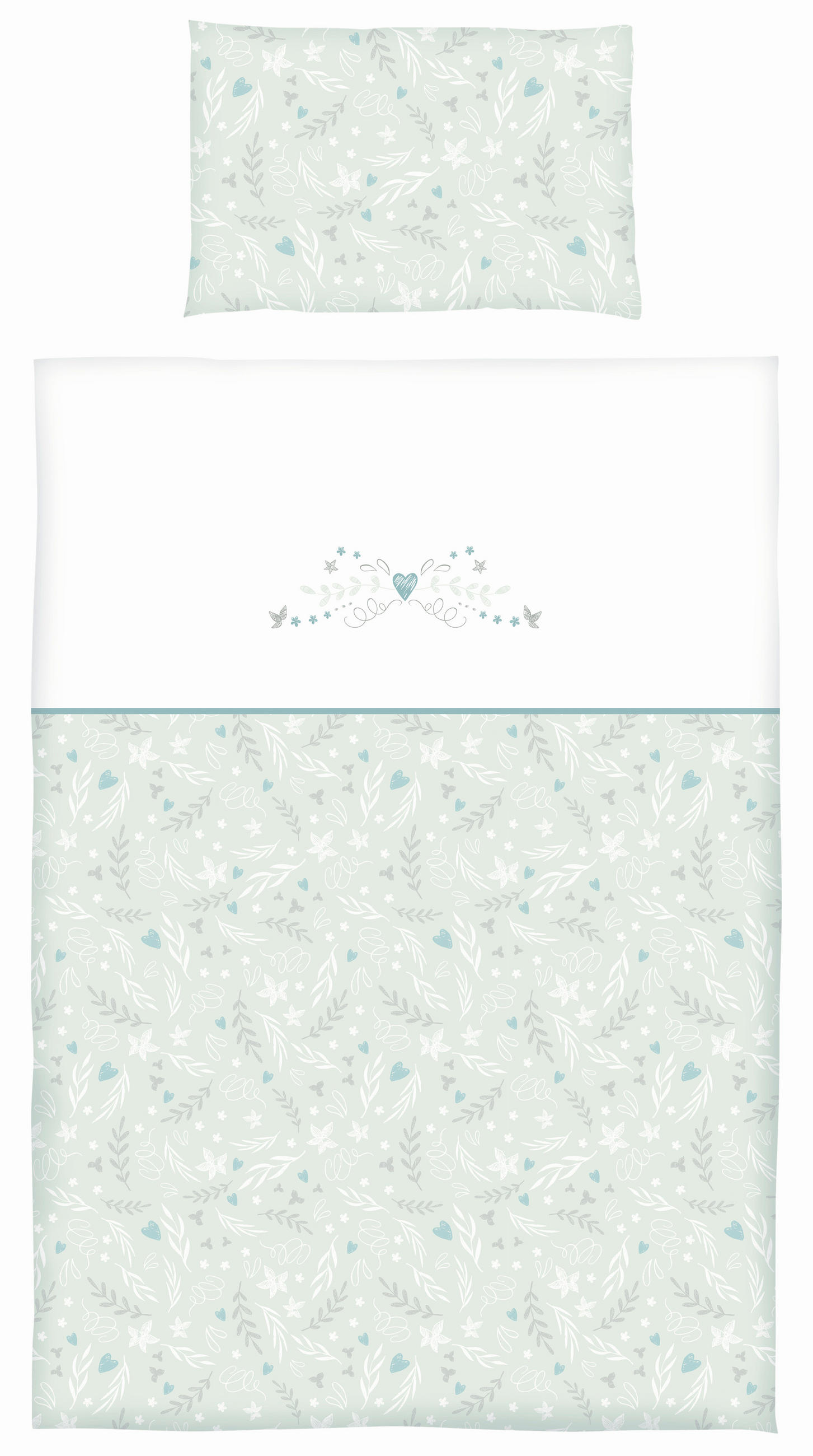 POSTELJINA ZA BEBE   28/3/38 cm    - zelena, Basics, tekstil (28/3/38cm) - Patinio