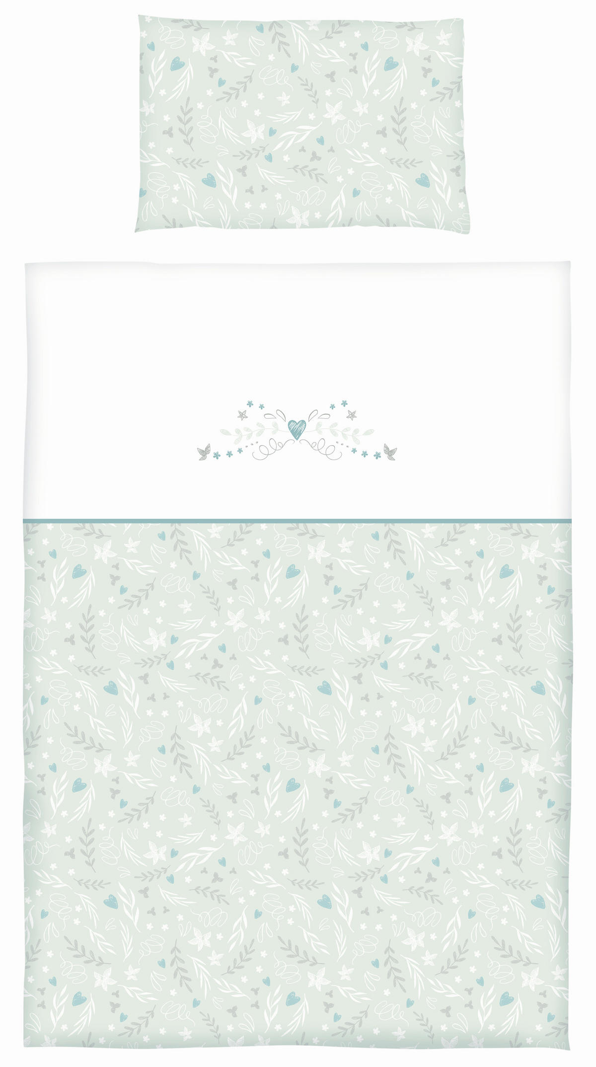 POSTELJINA ZA BEBE   28/3/38 cm    - zelena, Basics, tekstil (28/3/38cm) - Patinio