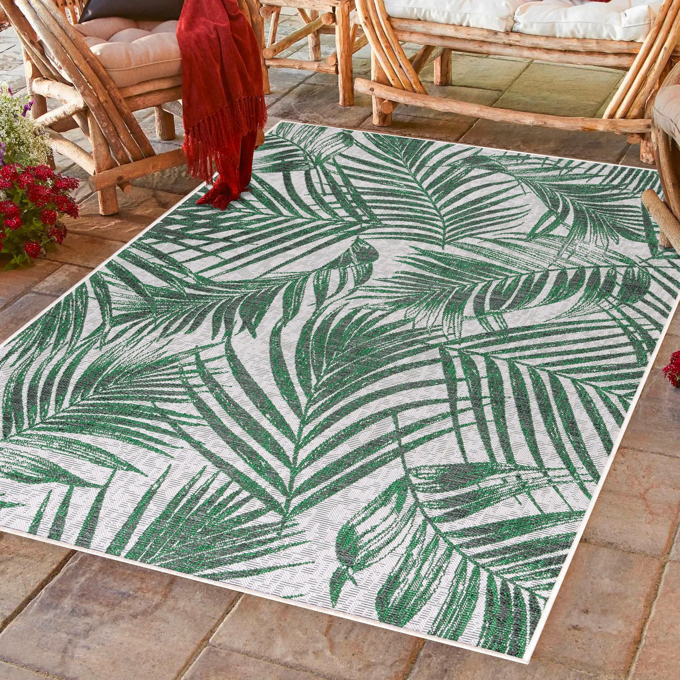 OUTDOORTEPPICH 120/170 cm Sunny Grün  - Grün, Design, Textil (120/170cm) - Novel