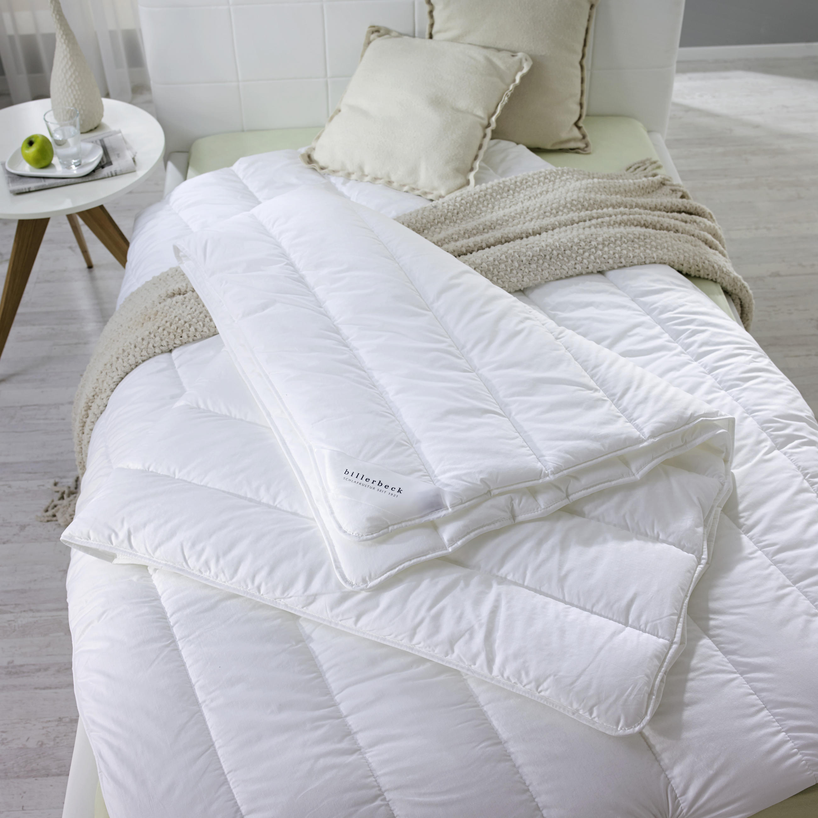 EGÉSZ ÉVES PAPLAN 140/200 cm  - fehér, Basics, textil (140/200cm) - Billerbeck