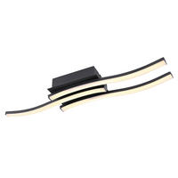 LED-DECKENLEUCHTE 18 W    54/16/6,6 cm  - Weiss/Opal, Design, Kunststoff/Metall (54/16/6,6cm) - Globo
