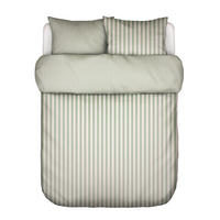 BETTWÄSCHE CLASSIC STRIPE Satin 135/200 cm  - Hellgrün, Basics, Textil (135/200cm) - Marc O'Polo