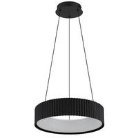 LED-HÄNGLAMPA KEMP 46/12 cm  - vit/svart, Basics, metall/plast (46/12cm) - Globo