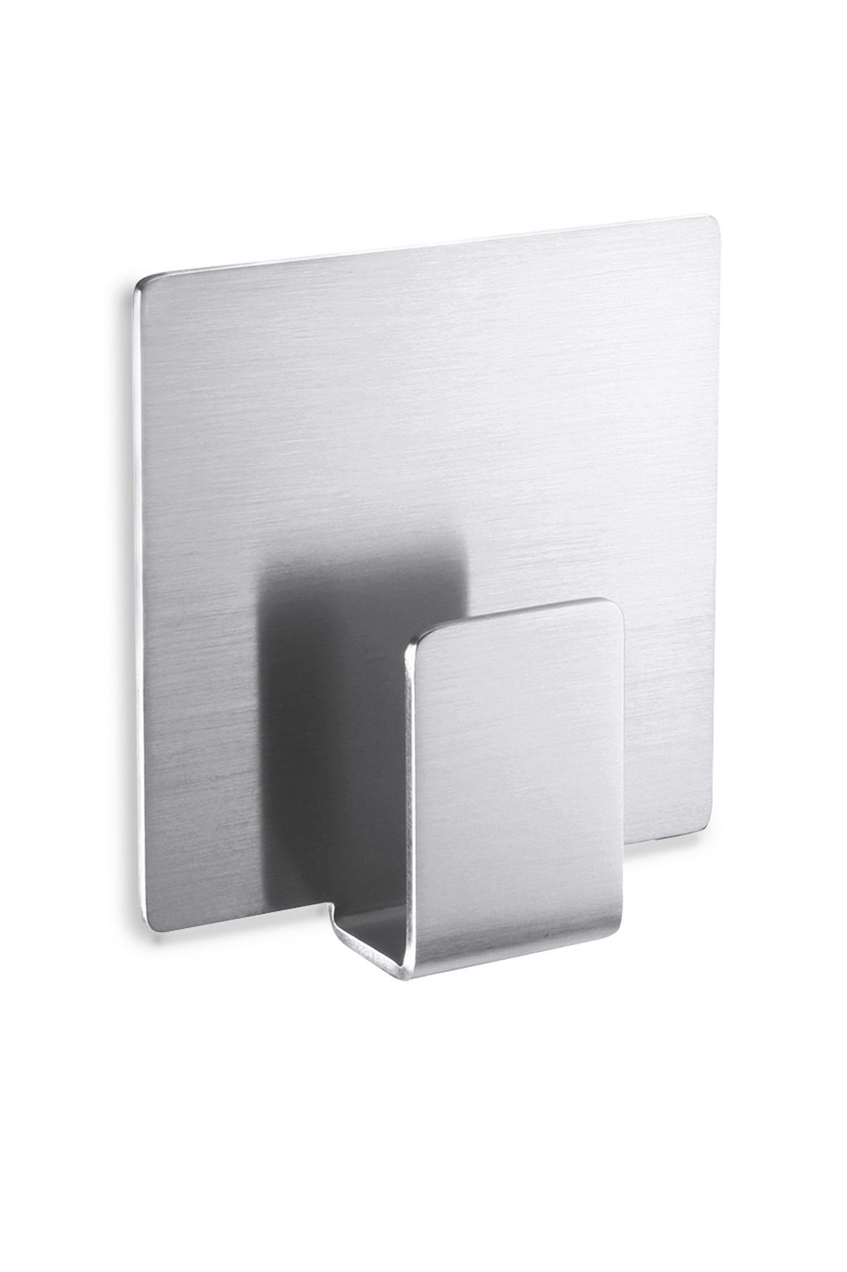 KUKICA ZA RUČNIK  boje oplemenjenog čelika  metal  APPESO  - boje oplemenjenog čelika, Konvencionalno, metal (5,8/5,5cm) - Zack