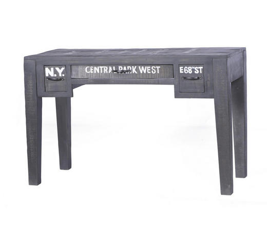 eckschreibtisch schwarz holz, schreibtisch mangoholz massiv schwarz online kaufen ➤ xxxlutz, Design ideen