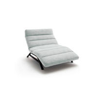 RELAXLIEGE Chenille Hellgrün  - Schwarz/Hellgrün, Design, Textil/Metall (120/54-113/158-198cm) - Pure Home Lifestyle