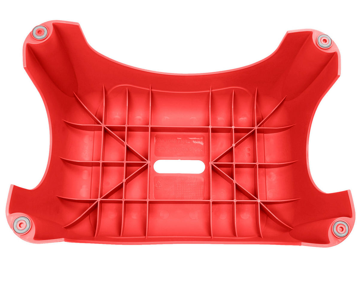 TRITTHOCKER  - Pink/Koralle, Basics, Kunststoff (44/23,5/31cm)