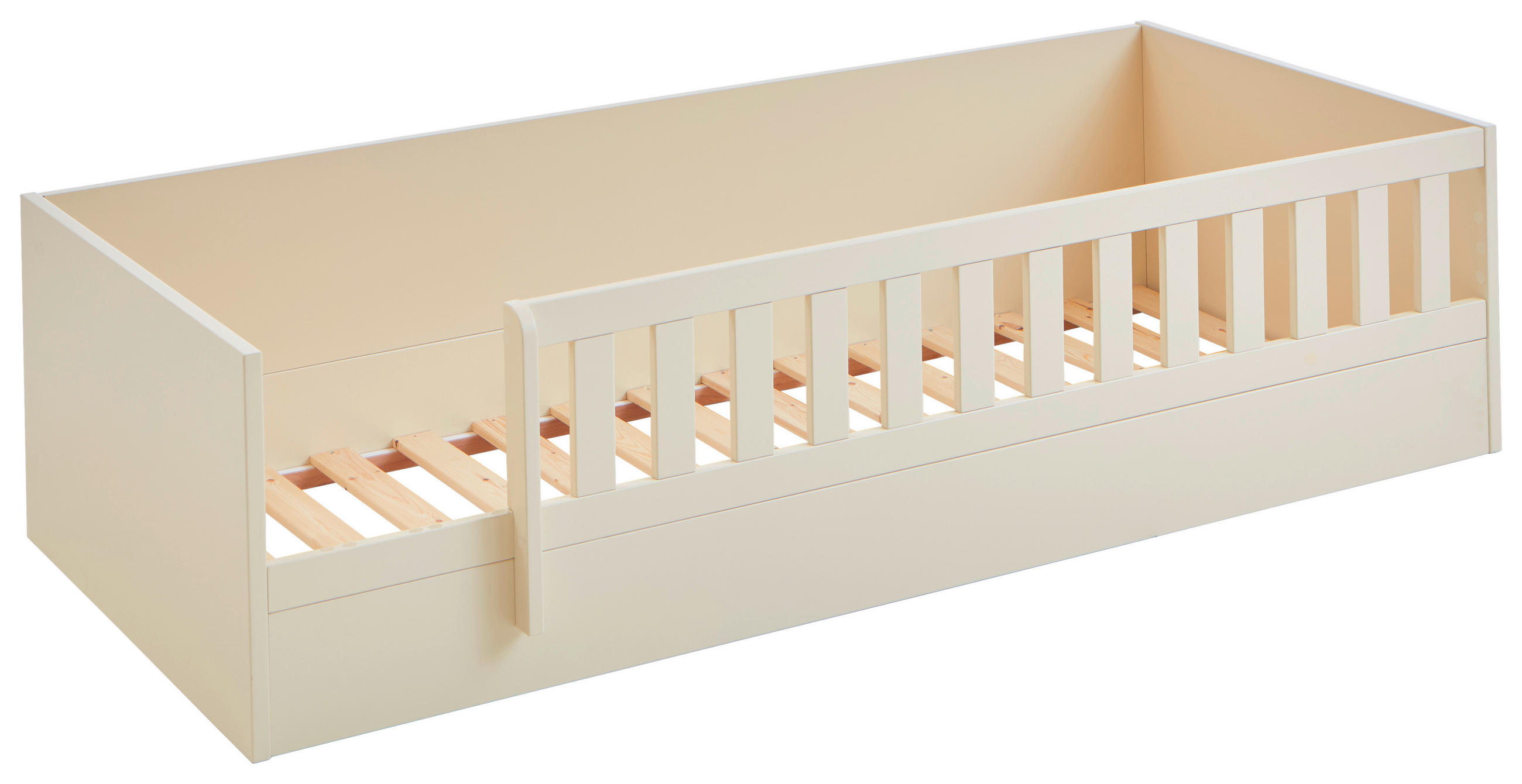 BODENBETT 90/200 cm  in Kaschmir  - Kaschmir, LIFESTYLE, Holz/Holzwerkstoff (90/200cm) - Stylife