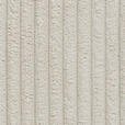 ECKSOFA Creme Cord  - Creme/Schwarz, KONVENTIONELL, Textil/Metall (266/180cm) - Hom`in