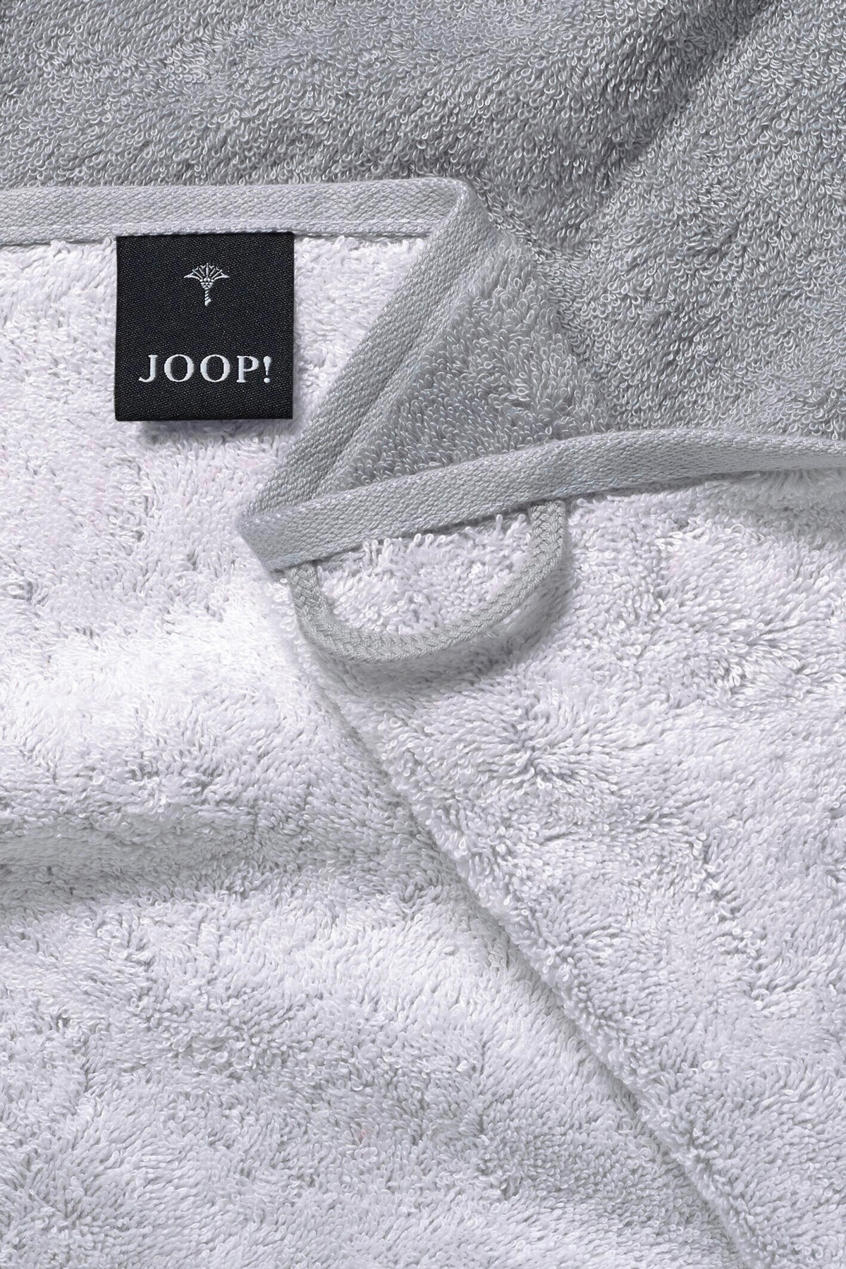 HANDTUCHSET JOOP! CLASSIC Silberfarben 2-teilig  - Silberfarben, Basics, Textil (100/50cm) - Joop! Living
