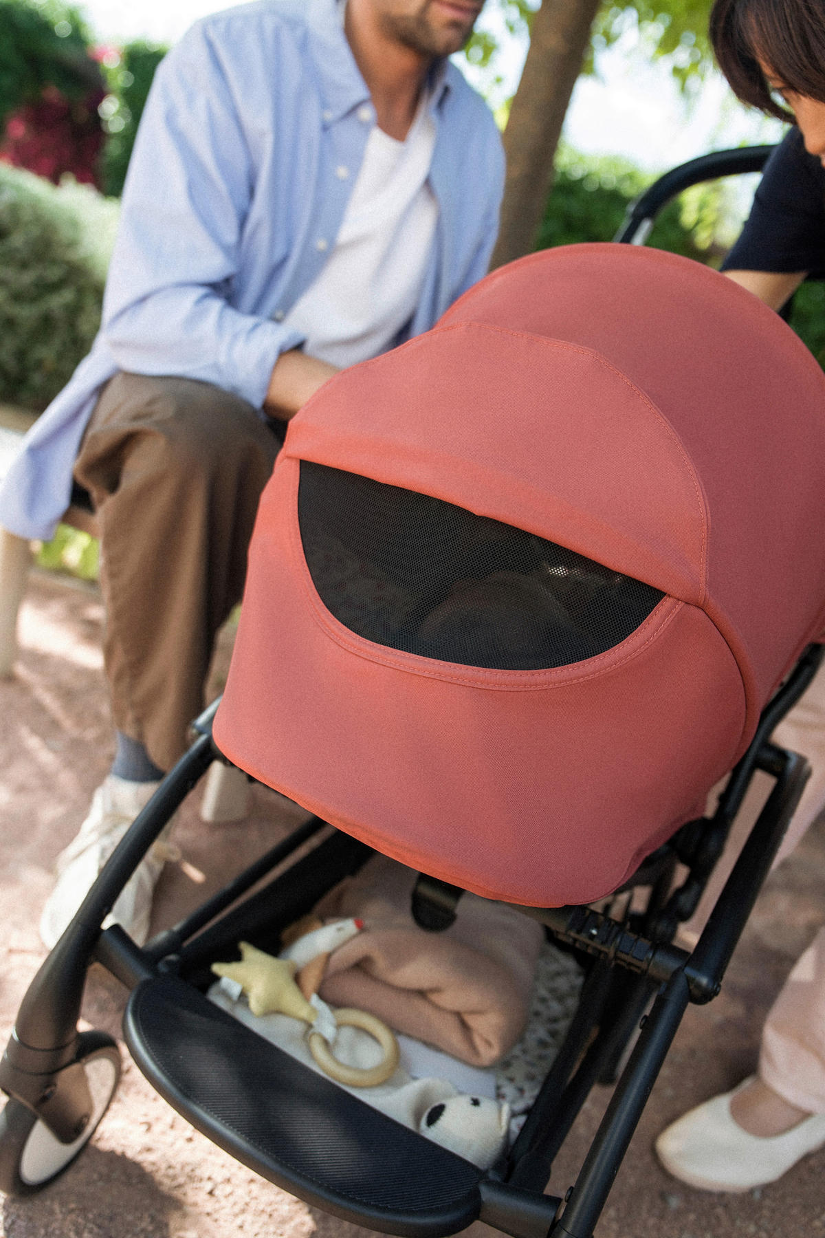KOŠARA ZA SPAVANJE    - tamno ružičasta, Basics, tekstil (40/37cm) - Stokke