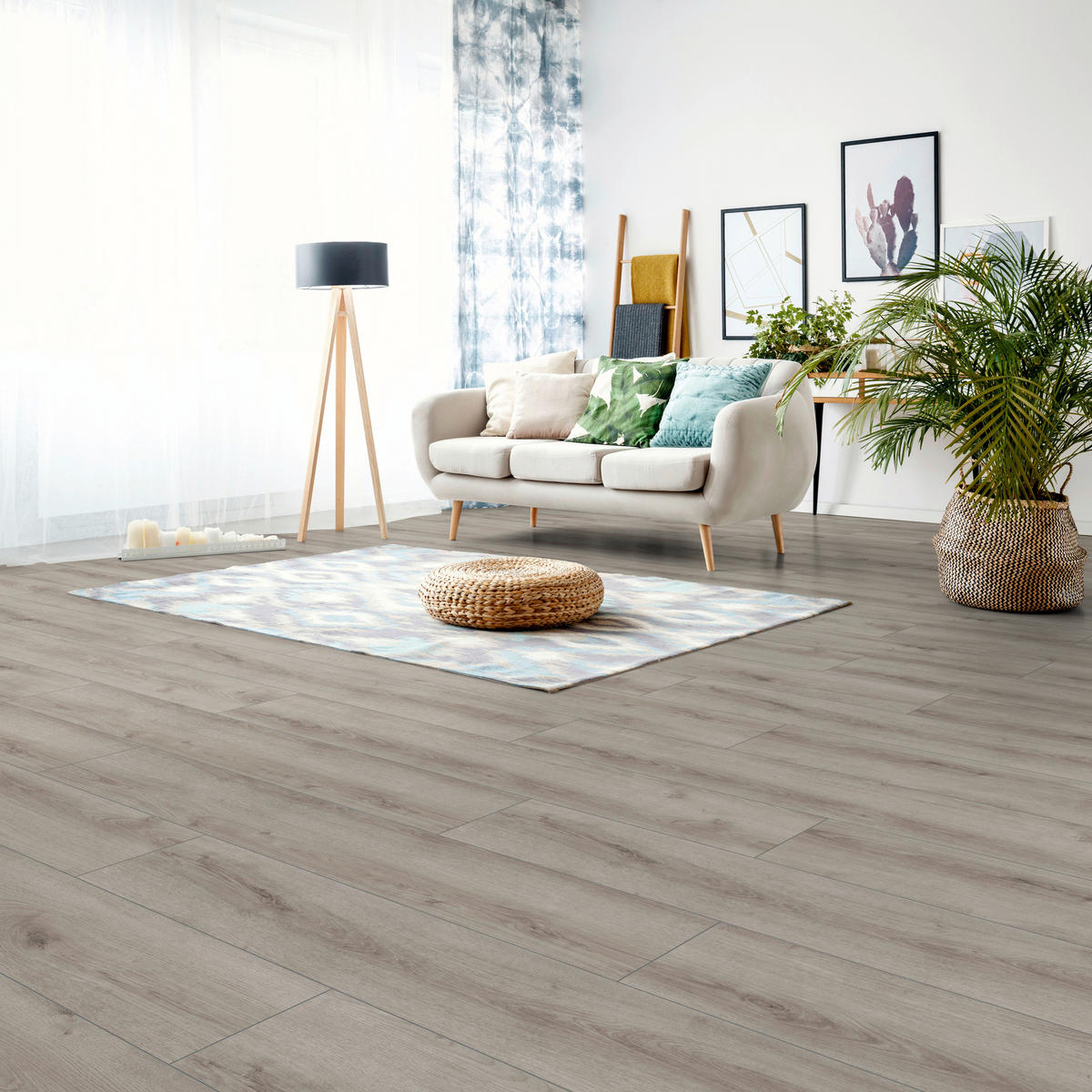 LAMINATBODEN Superior Advanced plus  - Eichefarben, KONVENTIONELL, Holz (138.0/24.4/0.8cm)