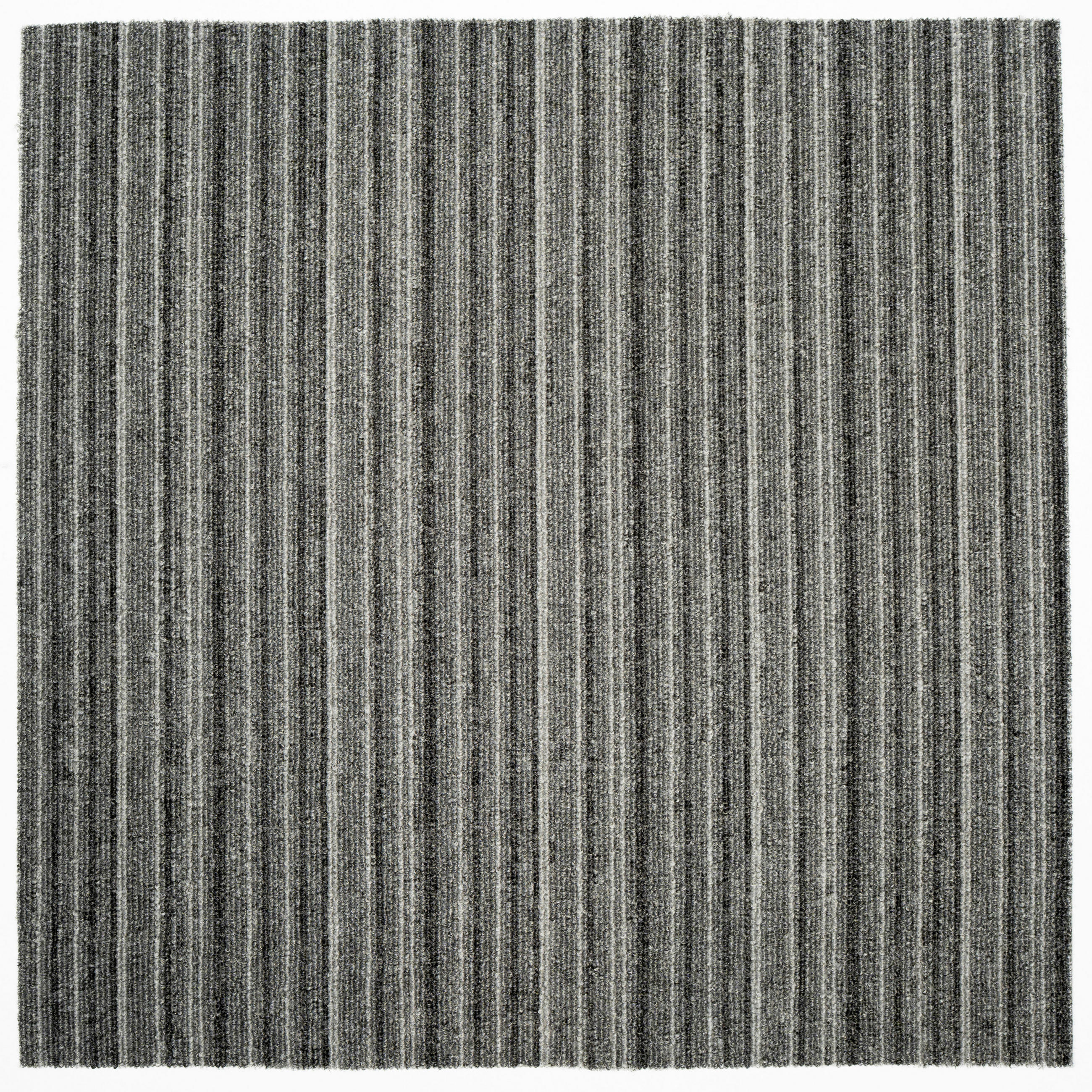TEPPICHFLIESE Astra Stripe 575 50/50 cm  in Grau, Dunkelgrau  - Dunkelgrau/Grau, Basics, Textil (50/50cm)